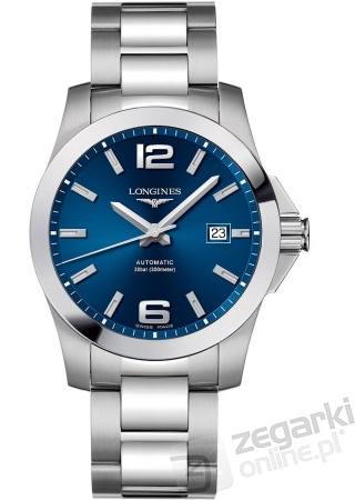 ZEGAREK LONGINES CONQUEST AUTOMATIC L3.777.4.99.6