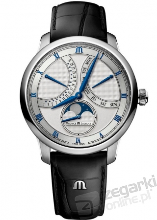 ZEGAREK MAURICE LACROIX MASTERPIECE MOONPHASE RETROGRADE MP6608-SS001-110-1