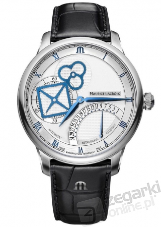 ZEGAREK MAURICE LACROIX MASTERPIECE SQUARE WHEEL RETROGRADE MP6058-SS001-110-1