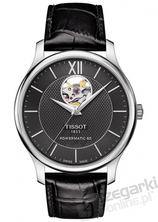 ZEGAREK TISSOT TRADITION AUTOMATIC OPEN HEART T063.907.16.058.00