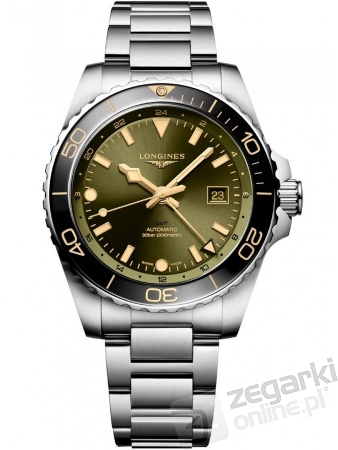 ZEGAREK LONGINES HYDROCONQUEST GMT AUTOMATIC L3.790.4.06.6