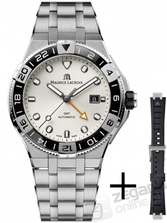 ZEGAREK MAURICE LACROIX AIKON VENTURER GMT AI6158-SS00F-130-A