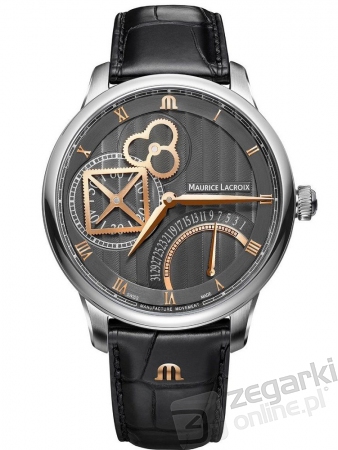 ZEGAREK MAURICE LACROIX MASTERPIECE SQUARE WHEEL RETROGRADE MP6058-SS001-310-1