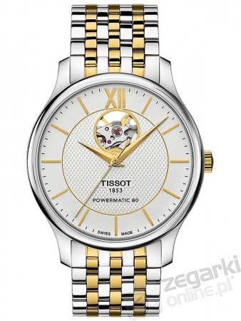 ZEGAREK TISSOT TRADITION AUTOMATIC OPEN HEART T063.907.22.038.00